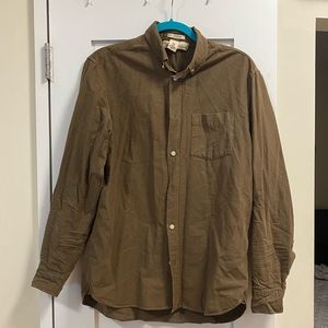 Size M Men’s Olive Green Button-up
